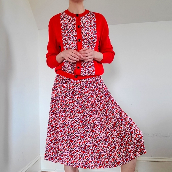 VINTAGE - Matching skirt/top set - Picture 1 of 16
